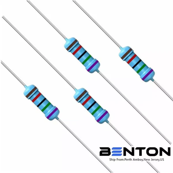 1000Pcs 100 Values ±1 % 1 ohm~1M ohm 1 W Metal Film Resistor Assortment Kit Set 1