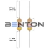100Pcs 0.25Watt Carbon Film Resistors Kit ±5% 0Ω-10M Ohm 135 Values Option 2