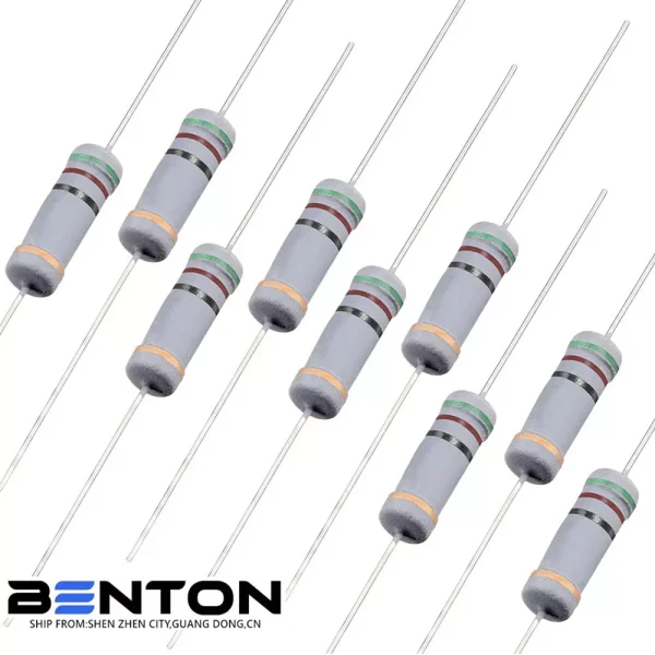 100Pcs 2W(2 Watt) Carbon Film Resistors Kit 1