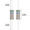 100Pcs 2W(2 Watt) Carbon Film Resistors Kit 2