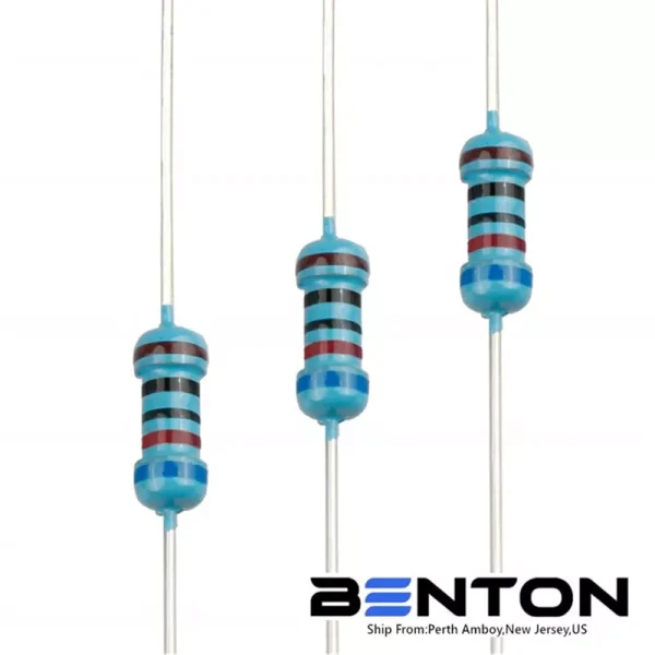 100pcs 1 kΩ 10kΩ Resistor 0.25W ±1% Tolerance Metal Film Fixed Resistor 1