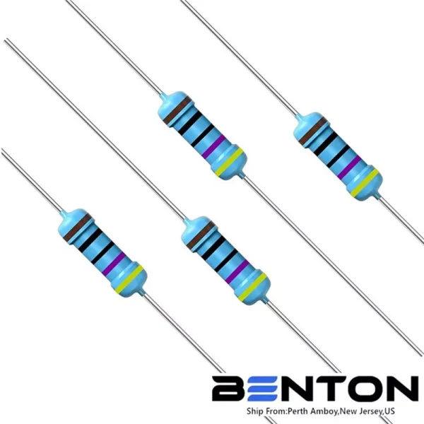 100pcs 1 kΩ 10kΩ Resistor 1W (1 Watt) ±1% Tolerance Metal Film Fixed Resistors 1