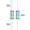 100pcs 1 kΩ 10kΩ Resistor 3W (3 Watt) ±1% Tolerance Metal Film Fixed Resistors 2