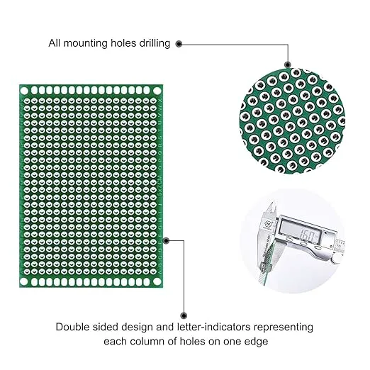 104pcs Double Sided PCB Board Kit 4