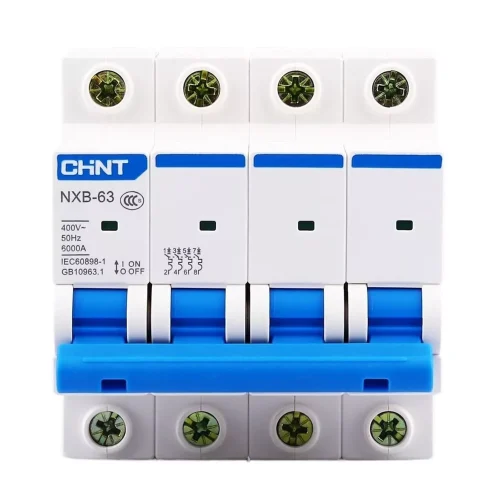 4Pole 400V AC Miniature Circuit Breaker 1