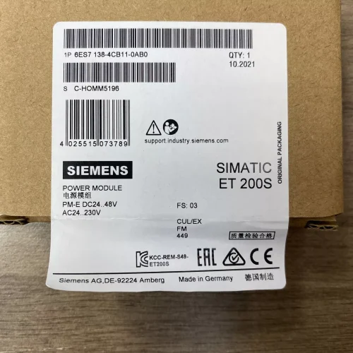 SIEMENS 6ES7138-4CB11-0AB0 1