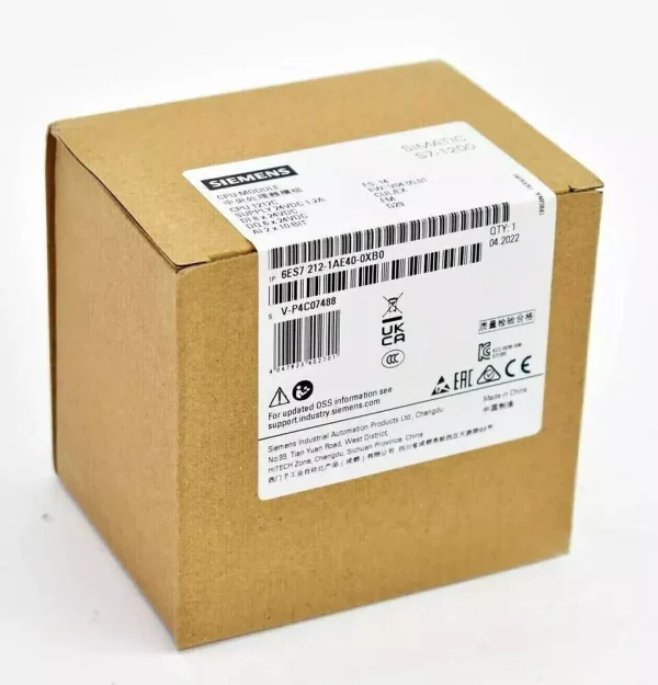 Siemens 6ES7212-1AE40-0XB0 AC DC Relay Controller 3