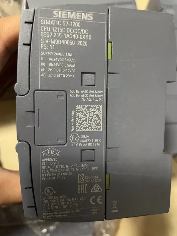 SIEMENS 215-1AG40-0XB0 2